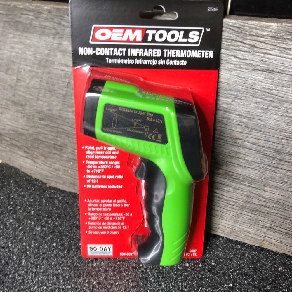 OEM TOOLS NON-CONTACT INFRARED THERMOMETER 25245 Brand New